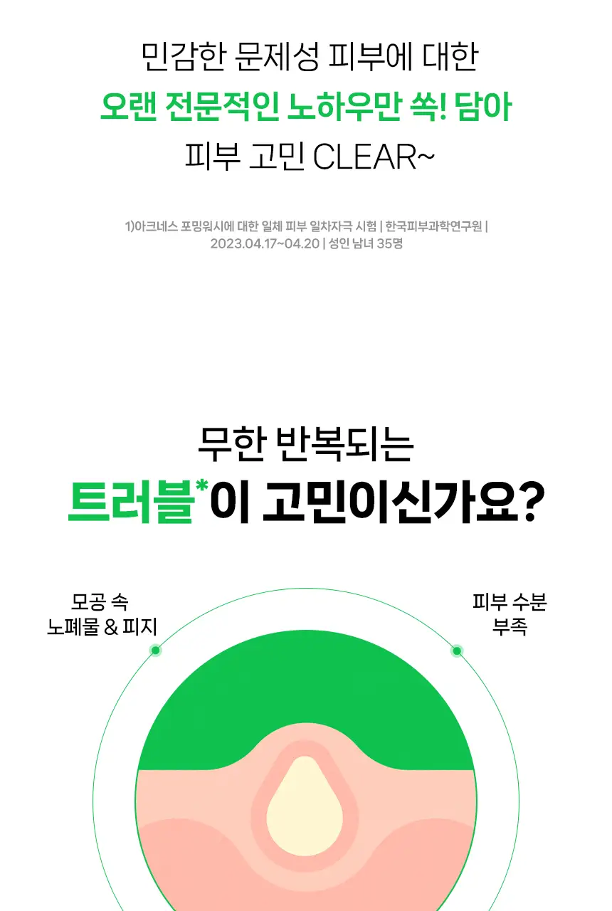 [버블폼/저자극폼/기획] 아크네스 포밍워시 200ml 기획 (+3초 토너패드 20매) 상세페이지 5